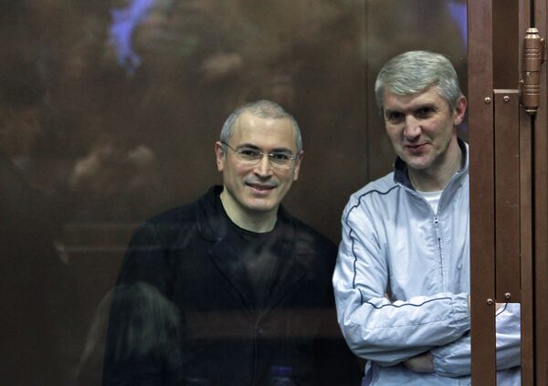 Mijaíl Jodorkovski  y Platón Lébedev - Sputnik Mundo