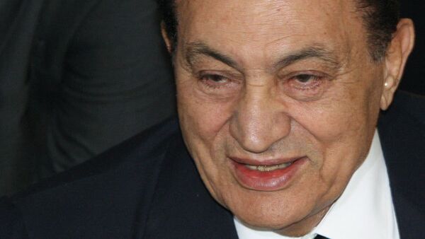 El presidente de Egipto, Hosni Mubarak - Sputnik Mundo