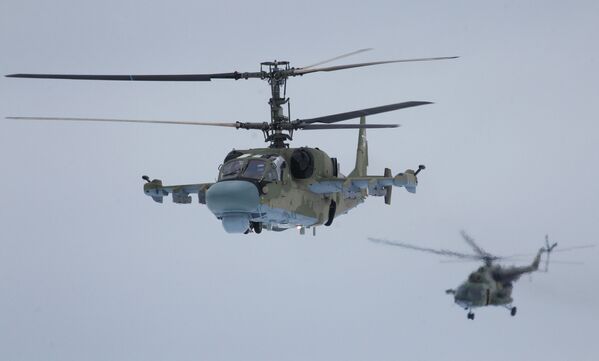 Helicóptero multifuncional Kamov Ka-52 Alligator - Sputnik Mundo