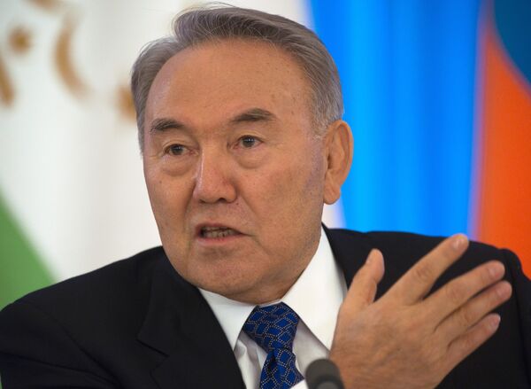El presidente kazajo, Nursultán Nazarbáev - Sputnik Mundo