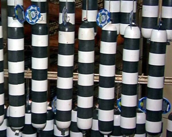 Fábrica de embutidos diseña chorizo tipo bastón policial en Ucrania - Sputnik Mundo