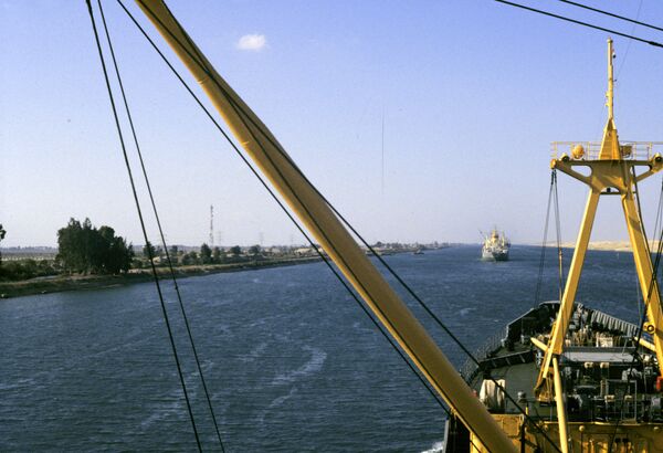 Canal de Suez. Archivo - Sputnik Mundo