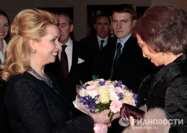 Encuentro entre la primera dama de Rusia y la reina de España - Sputnik Mundo