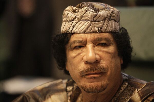 El líder libio Muamar Gadafi - Sputnik Mundo