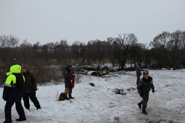 Lugar del accidente aéreo en la provincia rusa de Bélgorod - Sputnik Mundo