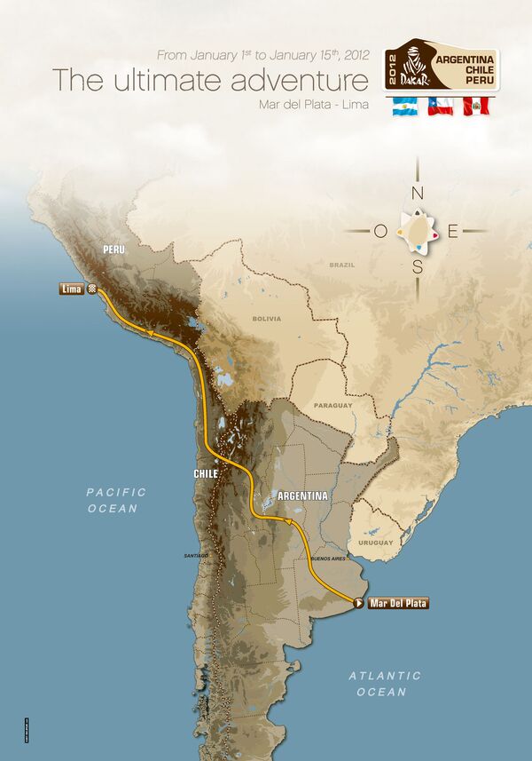 El Rally Dakar 2012 se correrá en Argentina, Chile y Perú - Sputnik Mundo