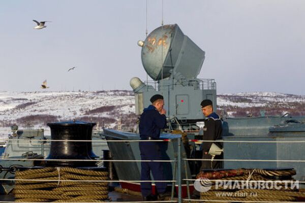 Maniobras navales de la Flota rusa del Norte - Sputnik Mundo