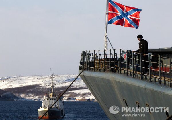 Maniobras navales de la Flota rusa del Norte - Sputnik Mundo
