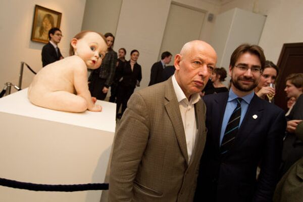 Inauguración de la presubasta de las exposiciones Christie's en Moscú - Sputnik Mundo