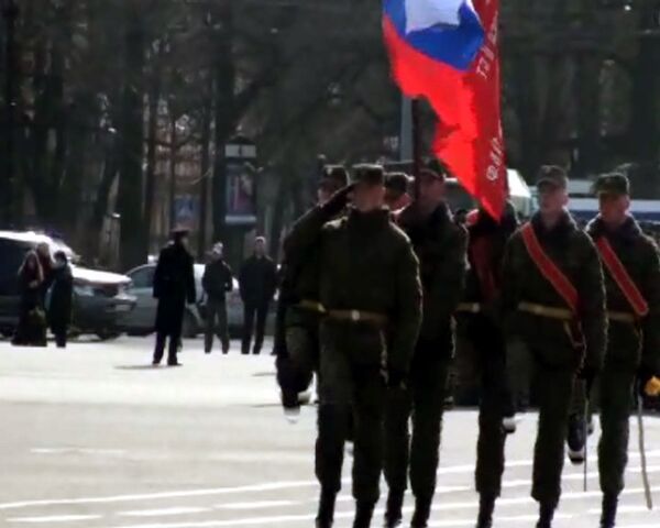 Unidades femeninas por primera vez en Parada de la Victoria en Petersburgo - Sputnik Mundo