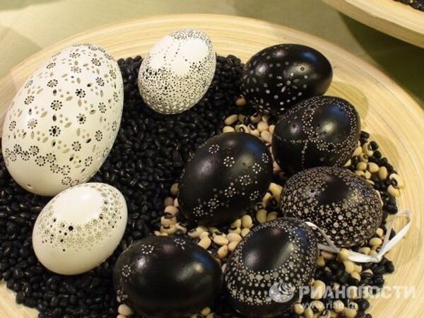 Huevos de Pascua como obras de arte - Sputnik Mundo