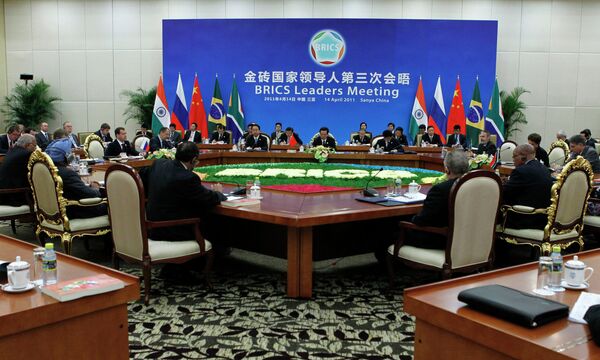 La cumbre del Grupo BRICS (Brasil, Rusia, India, China y Sudáfrica) - Sputnik Mundo