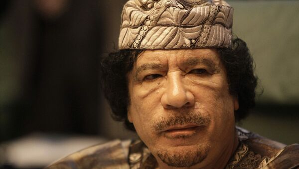El líder libio Muamar Gadafi - Sputnik Mundo