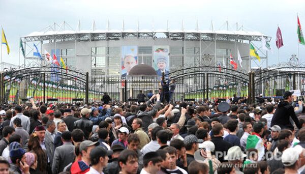 Inauguración del complejo deportivo Ajmad Kadírov en Chechenia - Sputnik Mundo