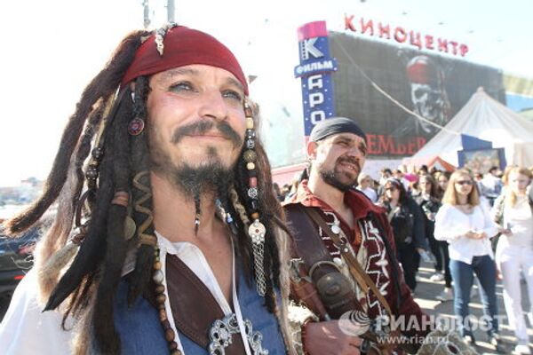 Estreno de la cuarta entrega de “Piratas del Caribe” en Moscú - Sputnik Mundo