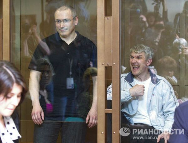 Jodorkovski y Lébedev en el Tribunal de Moscú - Sputnik Mundo