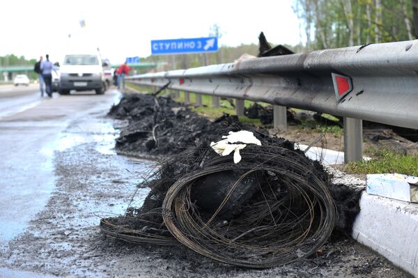 Once muertos y cuatro heridos tras colisionar un camión y un autobús en la provincia de Moscú - Sputnik Mundo