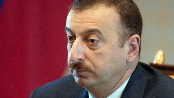 El presidente de Azerbaiyán Ilham Aliev - Sputnik Mundo