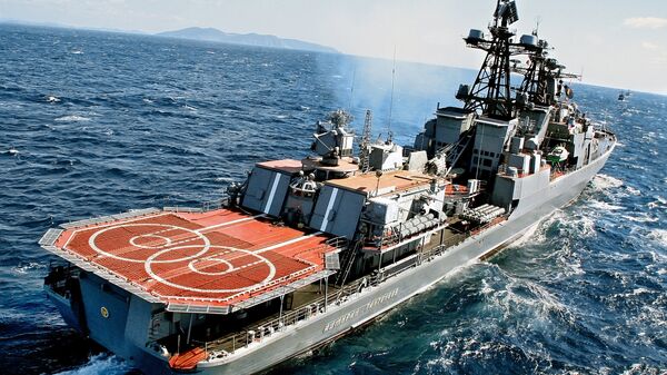 El destructor antisubmarino 'Almirante Panteleev' - Sputnik Mundo