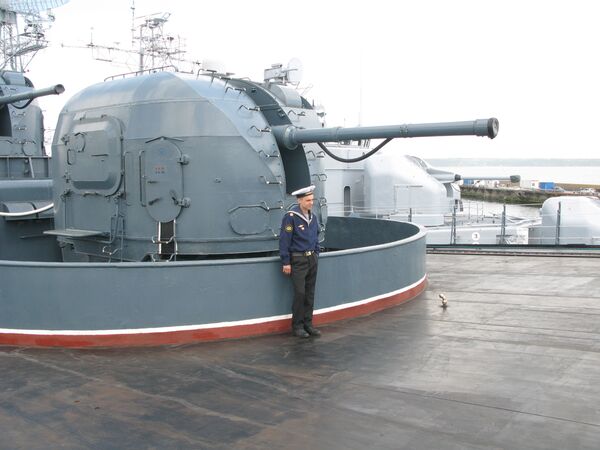 El buque antisubmarino ruso Severomorsk. Archivo. - Sputnik Mundo