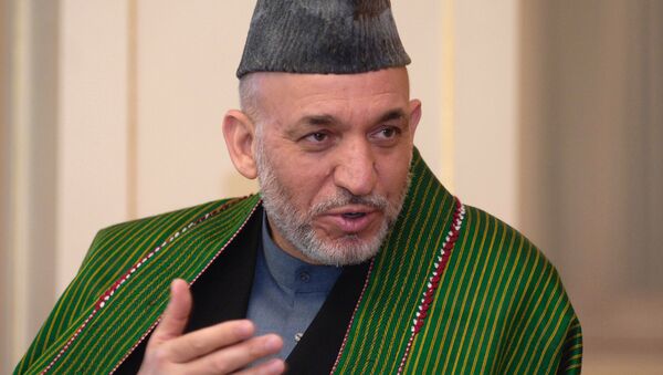 Presidente de Afganistán Hamid Karzai - Sputnik Mundo