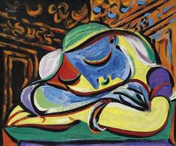 El cuadro del pintor Pablo Picasso “Joven dormida” - Sputnik Mundo