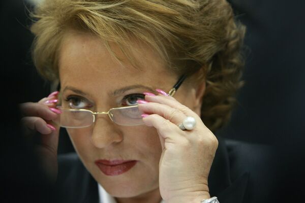 Presidenta del Consejo de la Federación (Senado) de Rusia, Valentina Matviyenko - Sputnik Mundo