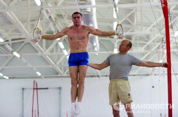 Entrenamiento de la selección rusa de gimnasia artística - Sputnik Mundo