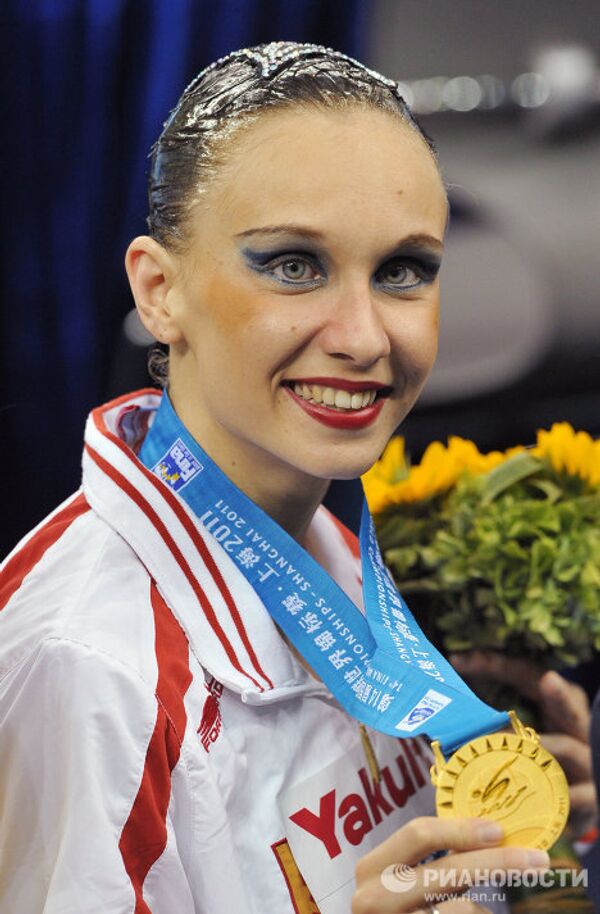 Tercer oro para Natalia Ishenko en Campeonato Mundial de Natación 2011 - Sputnik Mundo