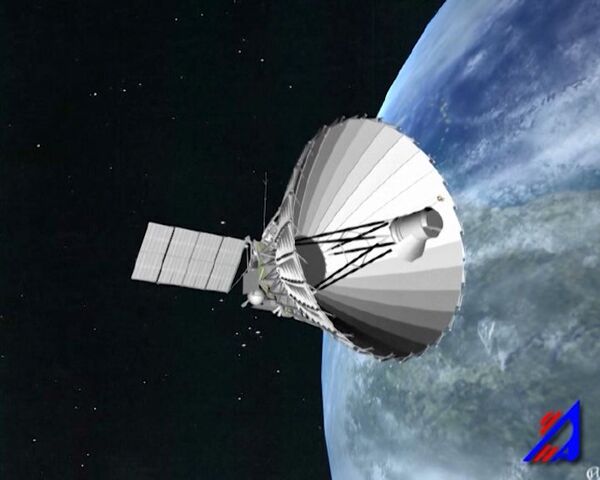El nuevo telescopio ruso RadioAstron despliega sus pétalos en el espacio - Sputnik Mundo