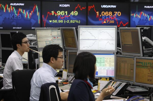 Bolsas asiáticas abren al alza ante noticias positivas desde otros mercados - Sputnik Mundo