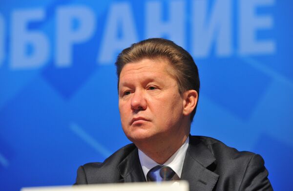 Presidente de Gazprom, Alexéi Miller - Sputnik Mundo