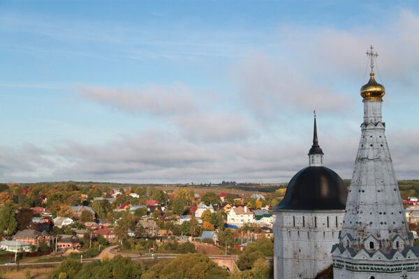 El panorama de la ciudad desde el campanario del monasterio de la Santísima Trinidad  - Sputnik Mundo