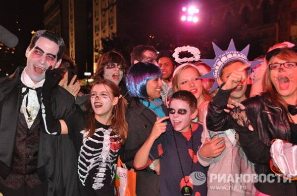 El desfile de Halloween en Nueva York - Sputnik Mundo