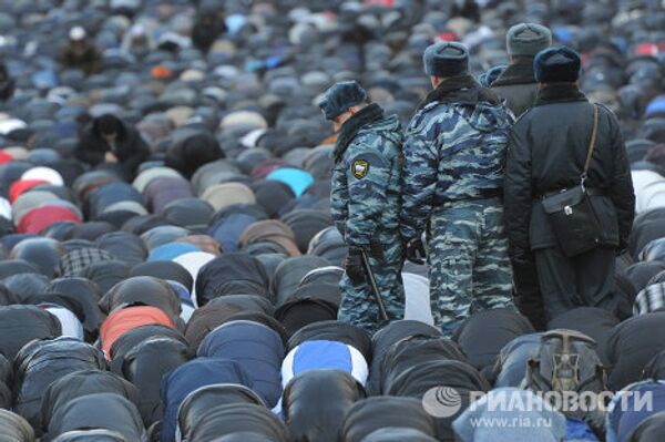 Musulmanes de Rusia celebran la Fiesta del Sacrificio - Sputnik Mundo