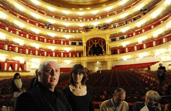 Ensayo general de artistas de La Scala en el Teatro Bolshoi - Sputnik Mundo