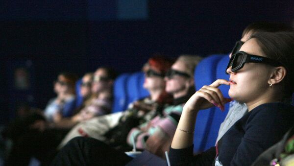 Зрители в кинозале IMAX - Sputnik Mundo