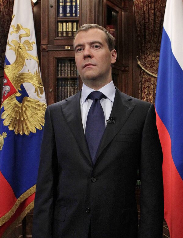 El presidente ruso Dmitri Medvédev  - Sputnik Mundo