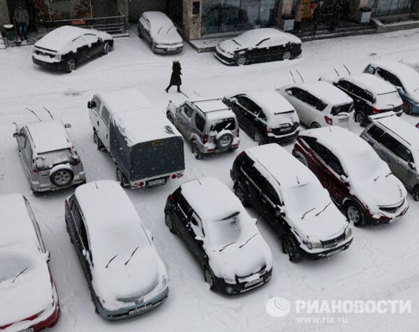 Fuerte nevada en Vladivostok - Sputnik Mundo