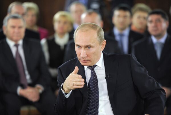Primer ministro ruso, Vladímir Putin - Sputnik Mundo