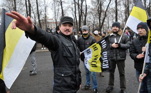 Concluye sin incidentes mitin de nacionalistas en Moscú - Sputnik Mundo