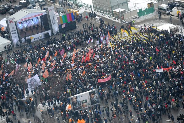 La manifestación “Por unas elecciones limpias” - Sputnik Mundo