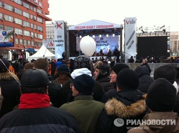 Manifestación por elecciones limpias en Moscú - Sputnik Mundo