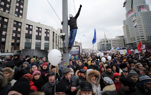 La manifestación Por unas elecciones limpias del 24 de diciembre en Moscú - Sputnik Mundo