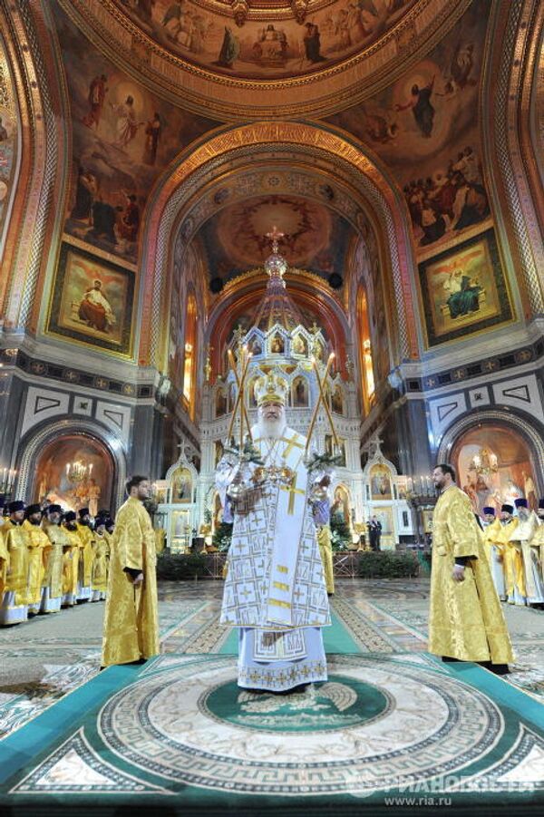 Iglesia Ortodoxa Rusa celebra Natividad de Cristo  - Sputnik Mundo