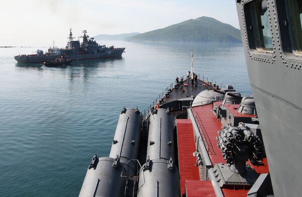 La India y Rusia listas para los ejercicios navales conjuntos INDRA 2014 - Sputnik Mundo