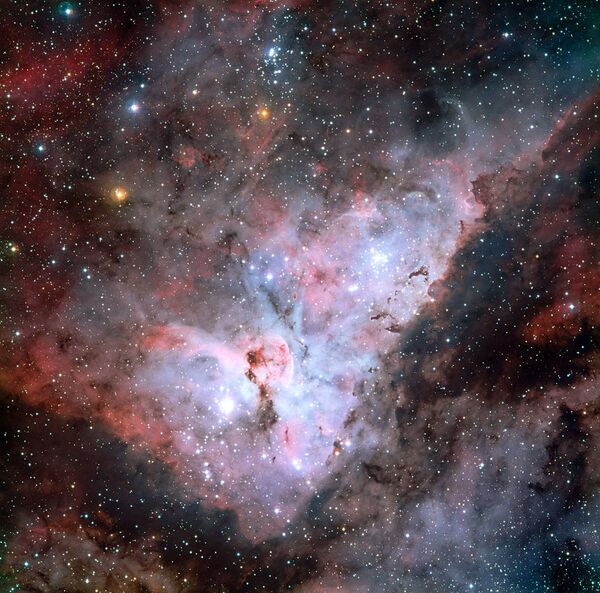 La Nebulosa de Carina se presenta en infrarrojo - Sputnik Mundo