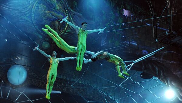 Репетиция шоу Zarkana Cirque du Soleil в Кремле - Sputnik Mundo