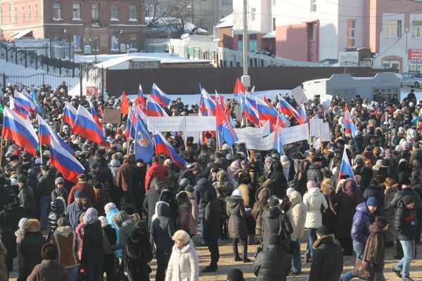 Rusia vive una jornada de mítines en apoyo a Vladímir Putin - Sputnik Mundo
