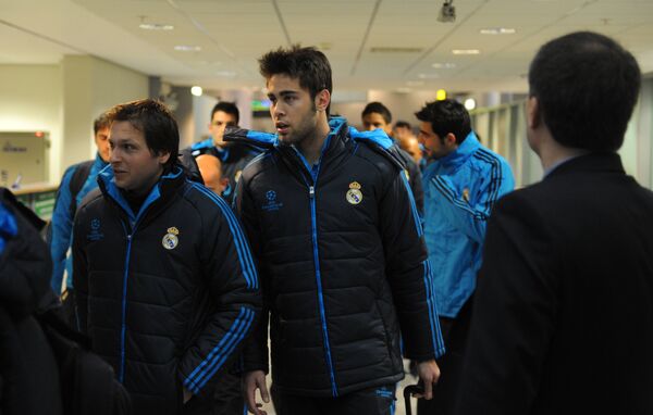 Arribo de los jugadores del “Real Madrid” a Moscú - Sputnik Mundo